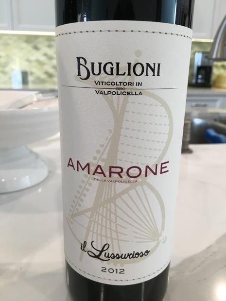 2012 Buglioni Amarone della Valpolicella Classico, Italy, Veneto ...