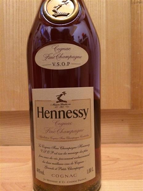 N.V. Hennessy Cognac VSOP Fine Champagne 'Long neck' - CellarTracker