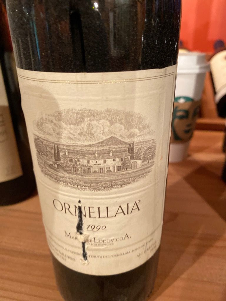 1990 Tenuta dell'Ornellaia Ornellaia Vino da Tavola - CellarTracker