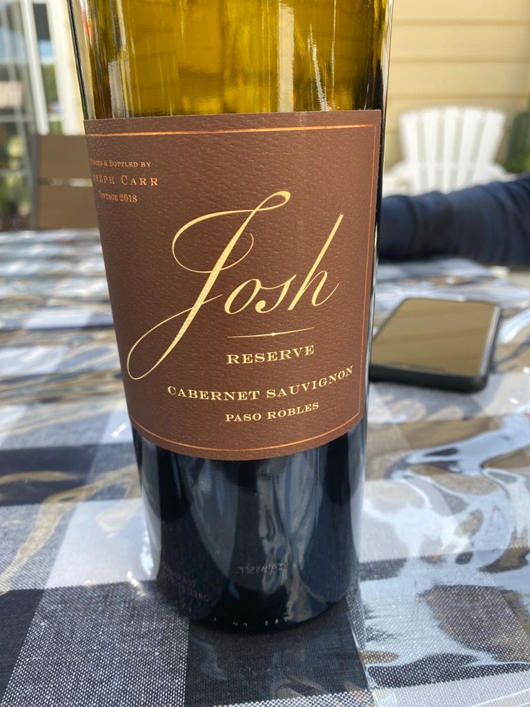 2018 Josh Cellars Cabernet Sauvignon Paso Robles Reserve, USA ...