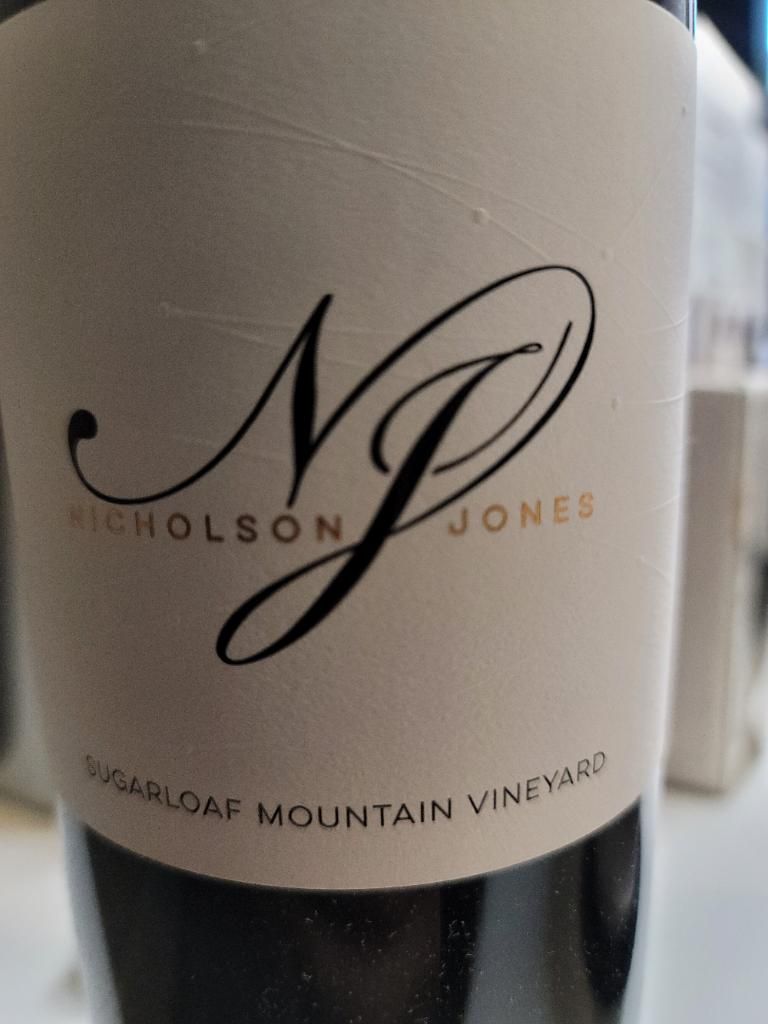 2016 Nicholson Jones Sauvignon Sugarloaf Mountain Vineyard