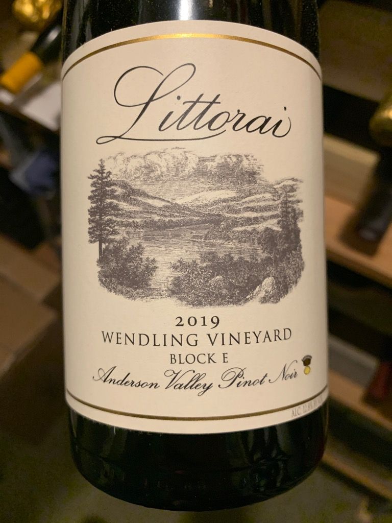 2019 Littorai Pinot Noir Block E Wendling Vineyard, USA, California ...