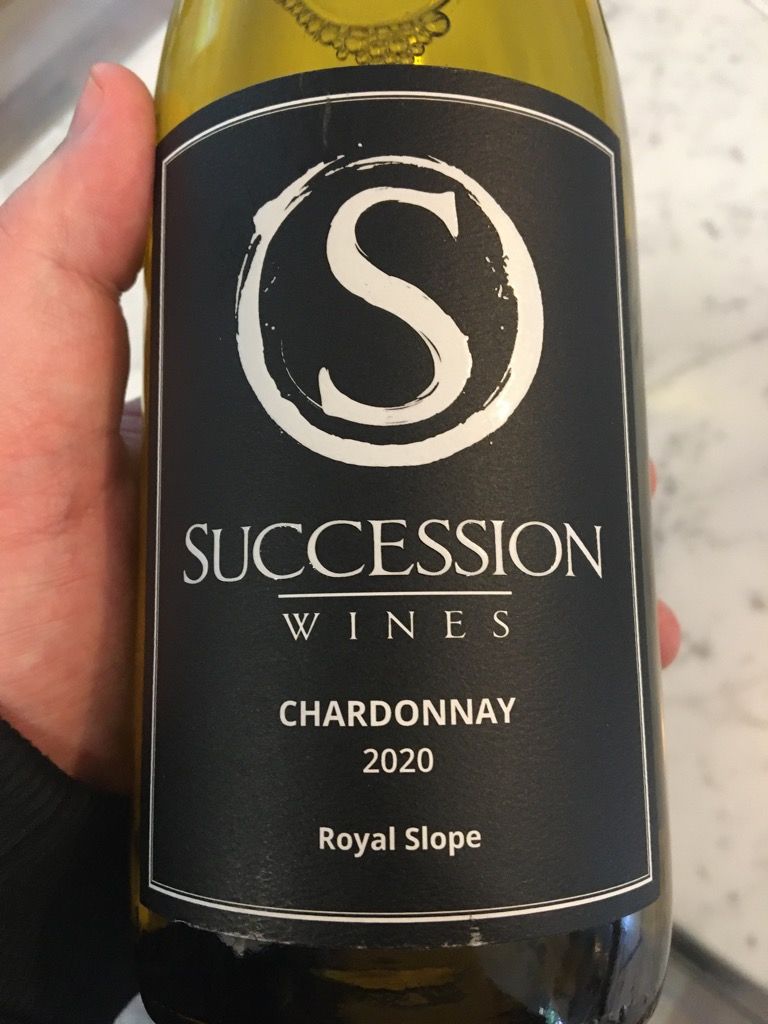 2022 Succession Wines Chardonnay, USA, Washington, Columbia Valley