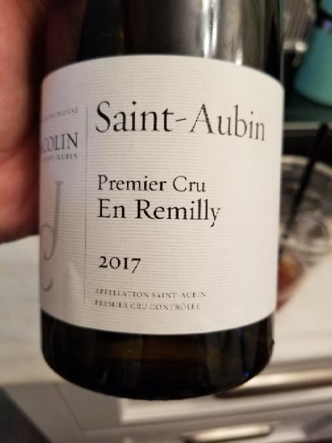 【白】Saint-Aubin 1er Cru 2018Joseph Colin 2018 Joseph Colin Saint-Aubin 1er Cru En Remilly Blanc