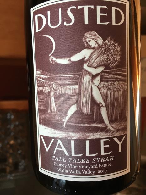 2017 Dusted Valley Vintners Syrah Tall Tales Stoney Vine Vineyard Walla ...