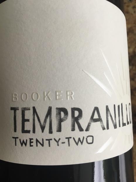 2016 Barton Family Winery Tempranillo E Street Booker Vineyard, USA