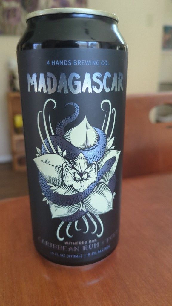 2024 4 Hands Brewing Madagascar Withered Oak Caribbean Rum + Port, USA ...