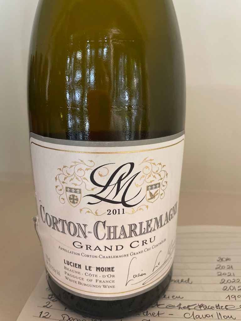 2005 Lucien Le Moine Corton-Charlemagne - CellarTracker