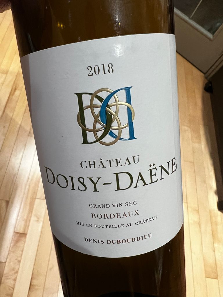 2018 Château Doisy-Daëne Grand Vin Sec - CellarTracker