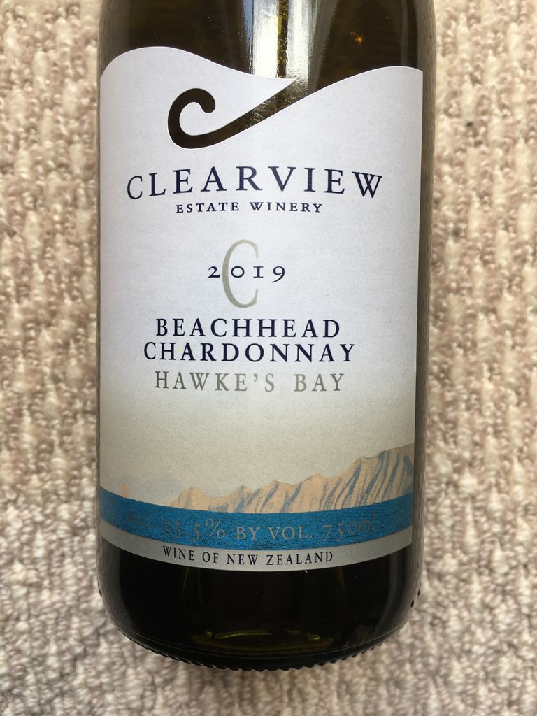 2019 Clearview Estate Chardonnay Beachhead, New Zealand, North Island