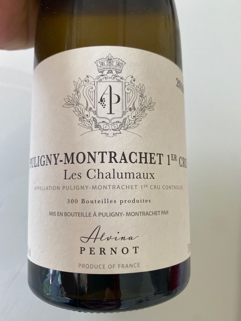 2022 Alvina Pernot Puligny-Montrachet 1er Cru Les Chalumeaux
