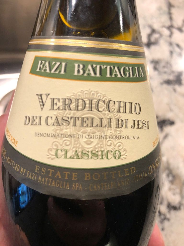 1999 fazi battaglia verdicchio dei castelli di jesi classico italy