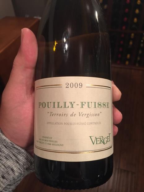 2009 Verget Pouilly-Fuissé La Roche Terroirs De Vergisson, France ...