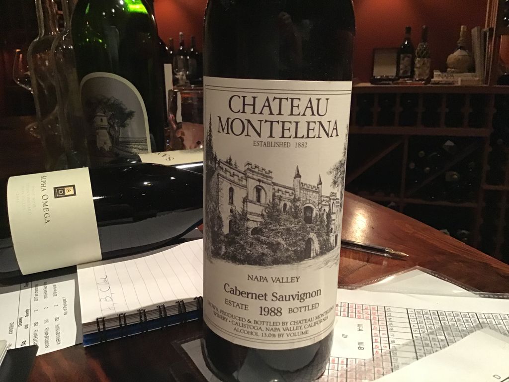 1990 Chateau Montelena Cabernet Sauvignon The Montelena Estate