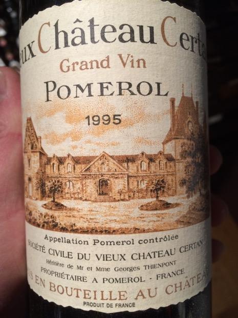1990 Vieux Château Certan - CellarTracker
