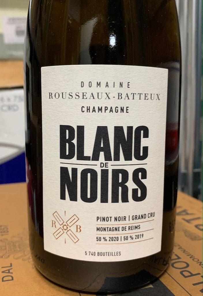 N.V. Champagne Rousseaux-Batteux Champagne Grand Cru Blanc de