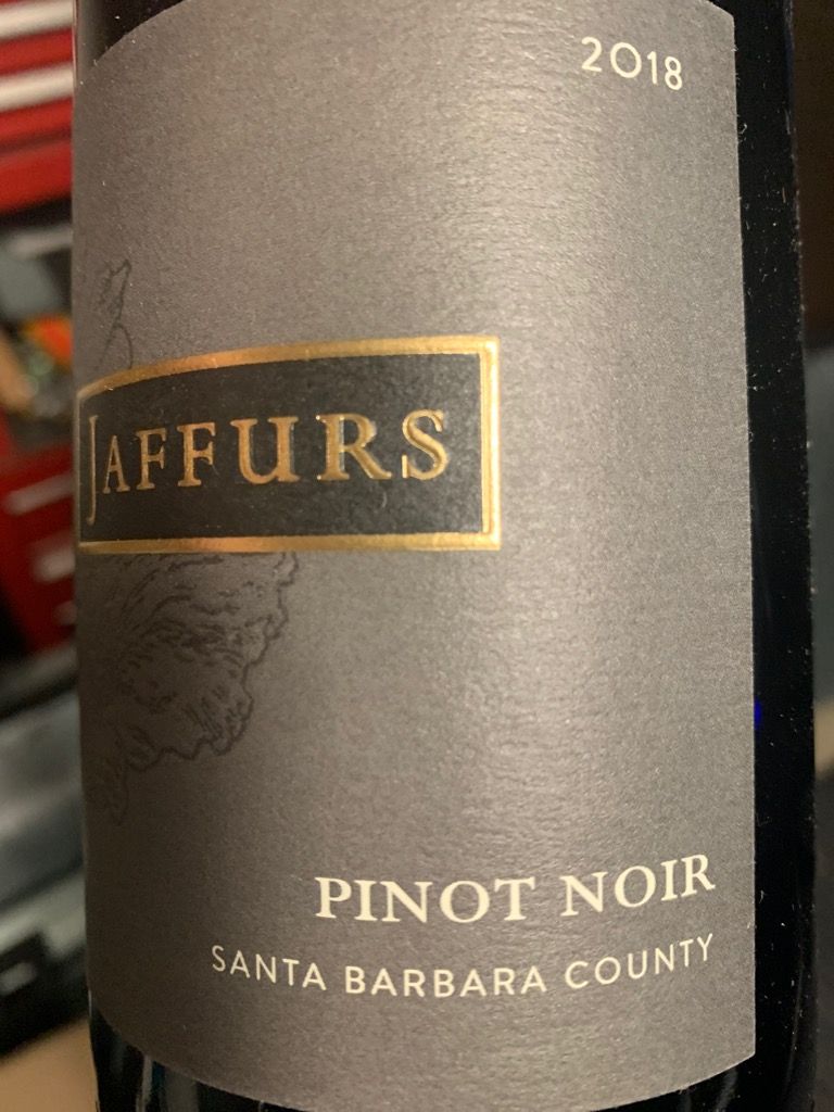 2018 Jaffurs Pinot Noir, USA, California, Central Coast, Santa Barbara