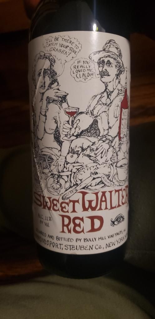 Sweet walter store red wine