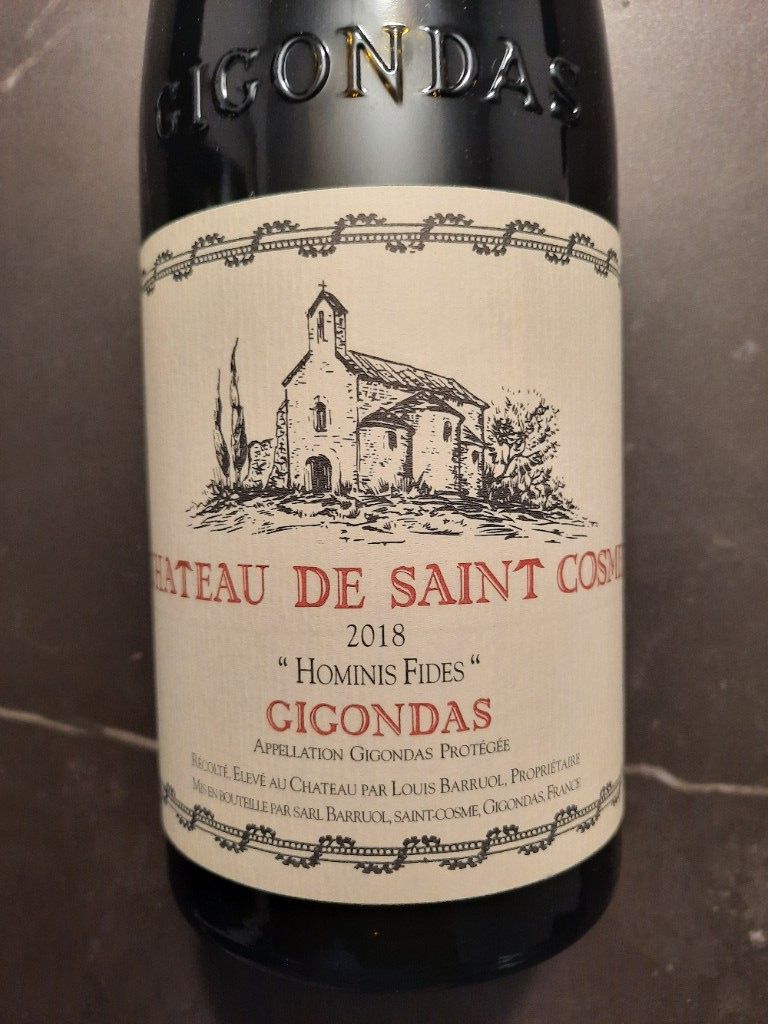 シャトー・ド・サンコム ジゴンダス・オミニス・フィデス2007 2007 Château de Saint Cosme Gigondas Hominis Fides - CellarTracker