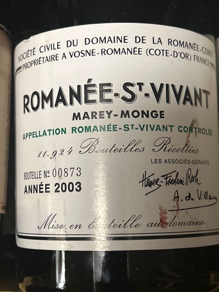 2007 Domaine de la Romanée-Conti Romanée St. Vivant - CellarTracker