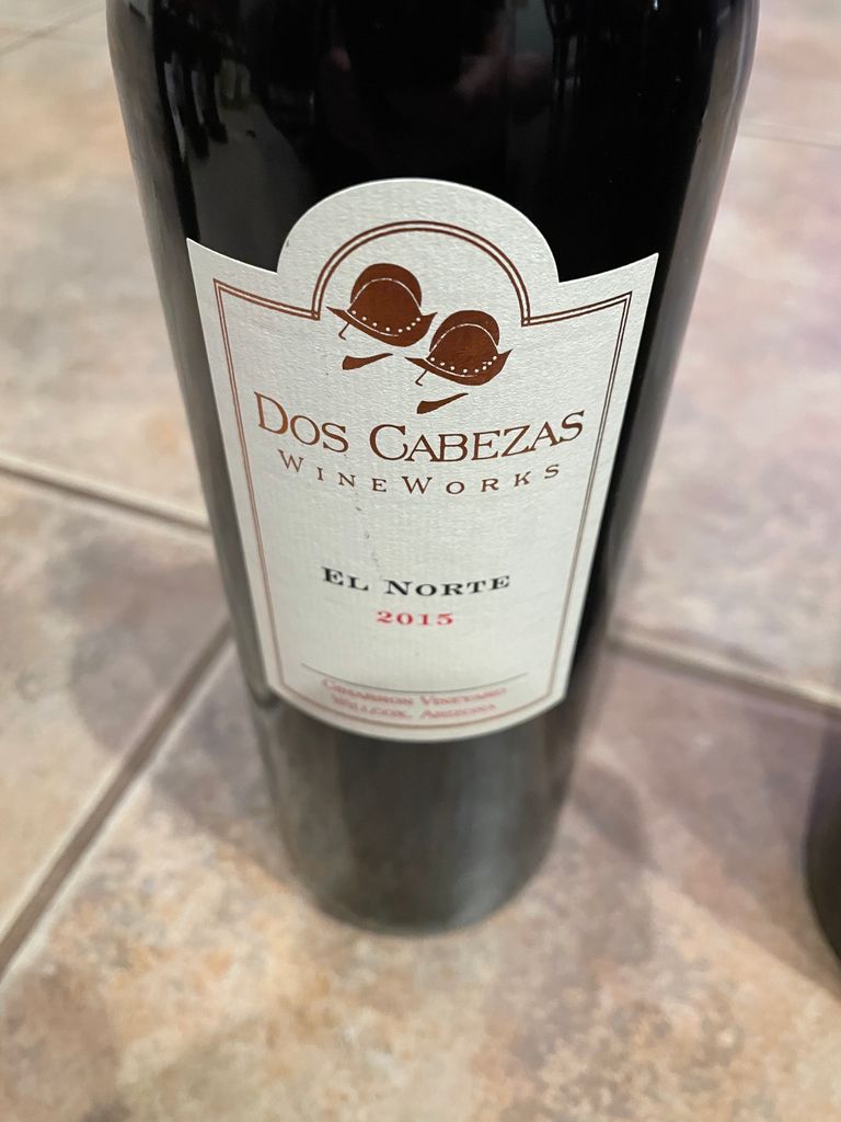 2019 Dos Cabezas Wine Works El Norte, USA, Arizona, Cochise County CellarTracker