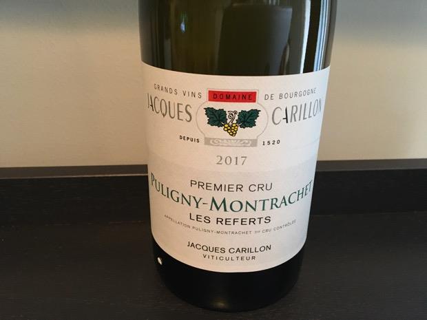 2017 Domaine Jacques Carillon Puligny-Montrachet 1er Cru Les Referts ...