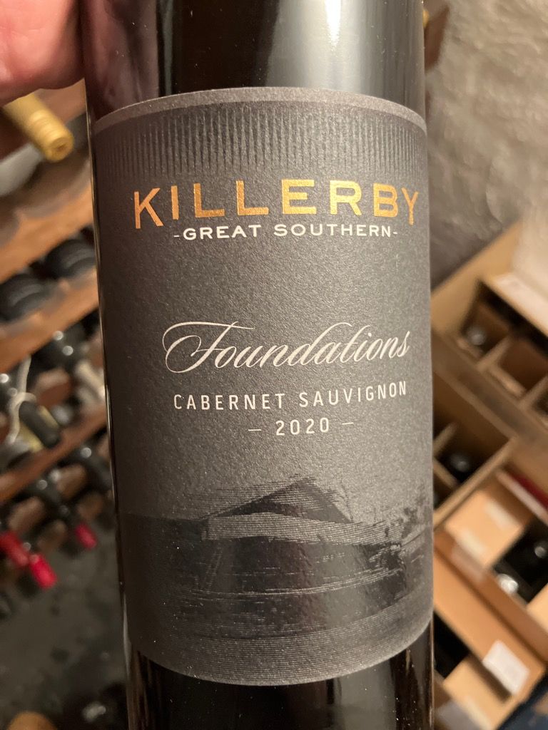 2020 Killerby Cabernet Sauvignon The Foundations, Australia, Western ...