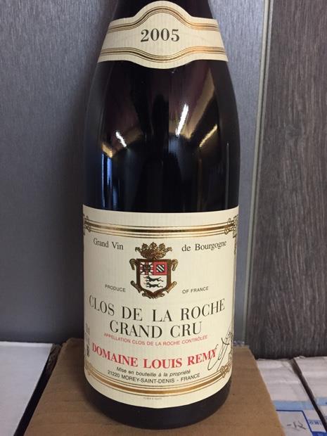 2005 Domaine Louis Remy Clos de la Roche - CellarTracker