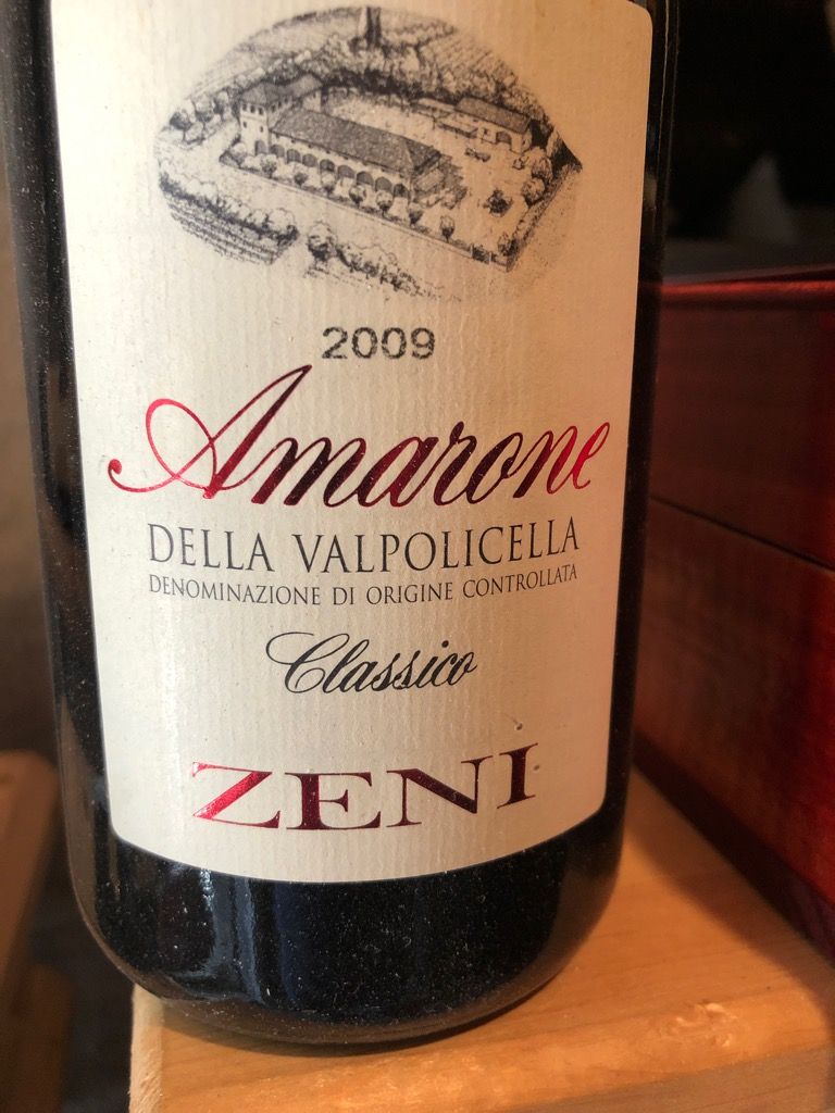 2009 Zeni Amarone della Valpolicella Classico, Italy, Veneto ...