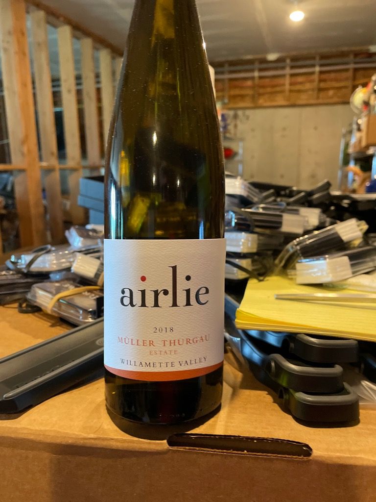 2018 Airlie Winery Müller-Thurgau Estate, USA, Oregon, Willamette ...