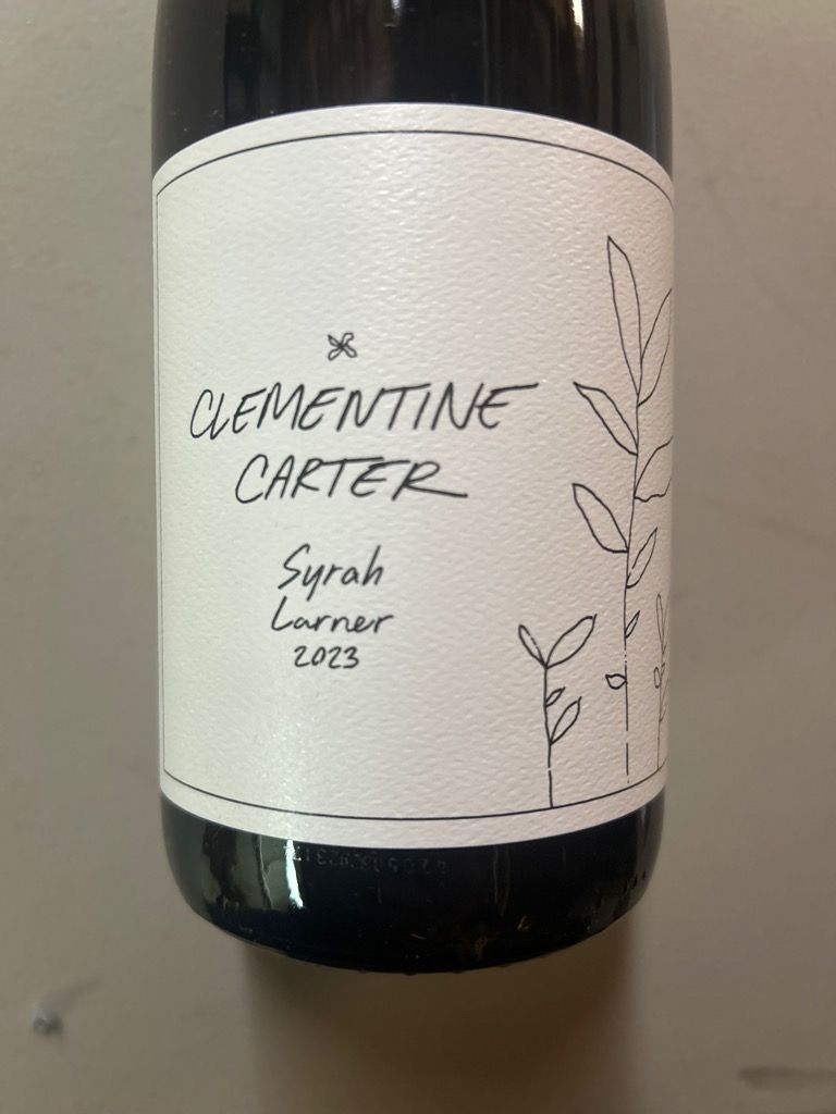 2023 Clementine Carter Syrah Larner Vineyard - CellarTracker