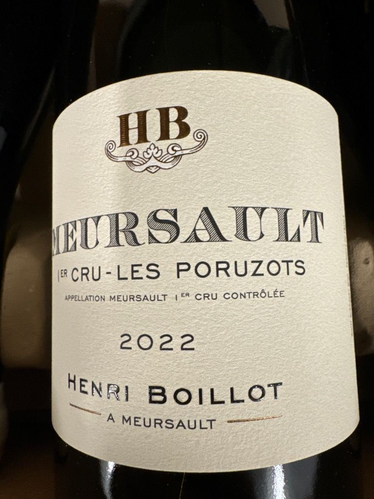 2022 Henri Boillot Meursault 1er Cru Les Poruzots - CellarTracker