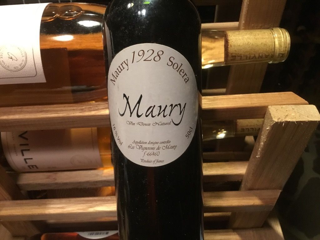 N.V. Les Vignerons de Maury Maury 1928 Solera Vin Doux Naturel