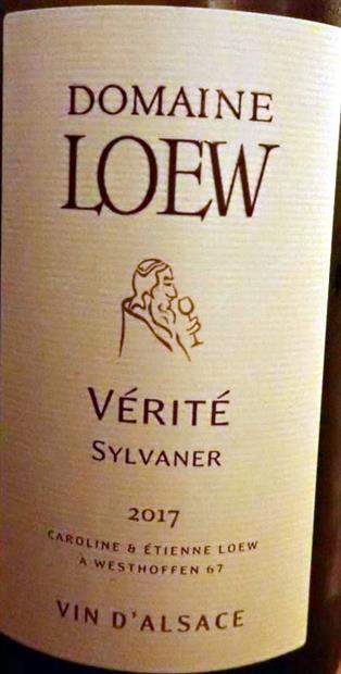 2011 Domaine Loew Sylvaner Verité - CellarTracker