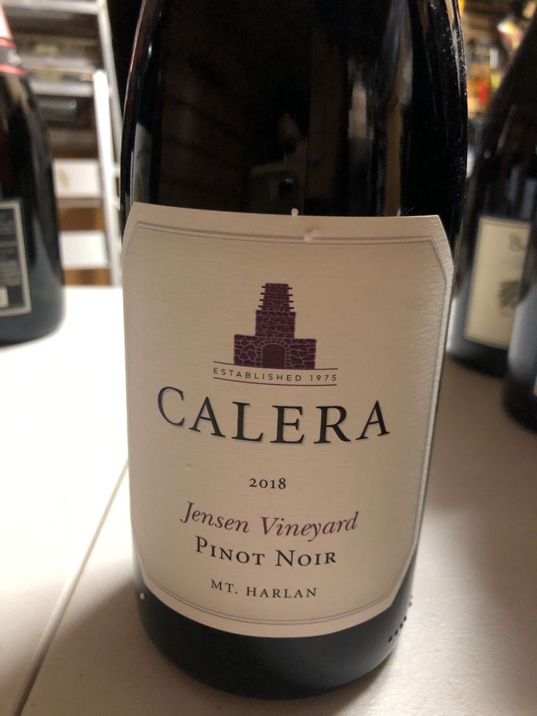 2018 Calera Pinot Noir Jensen Vineyard - CellarTracker