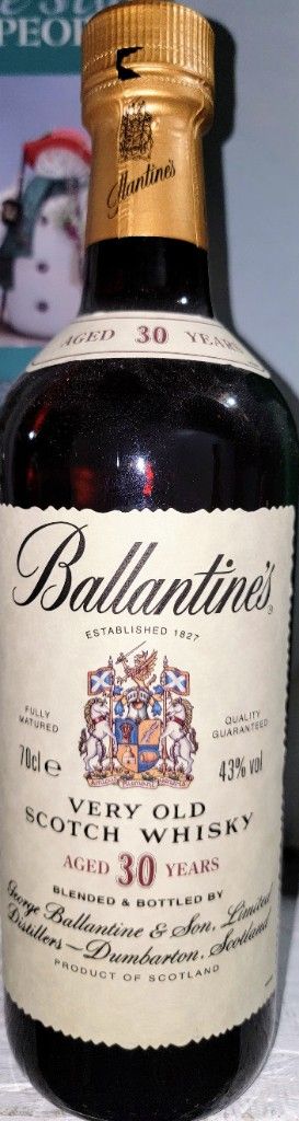 Ballantine's 30 Year Old Scotch Whisky 1980s