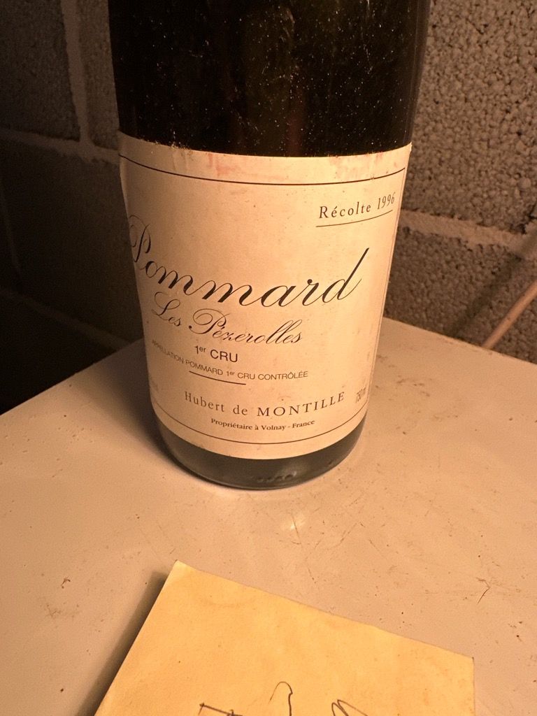 1996 Domaine de Montille Pommard 1er Cru Les Pèzerolles