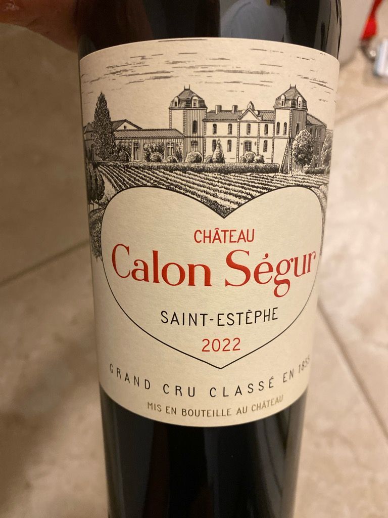 2022 Château Calon-Ségur - CellarTracker