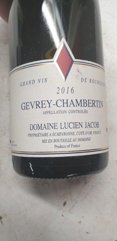 2016 Domaine Lucien Jacob Gevrey-Chambertin - CellarTracker