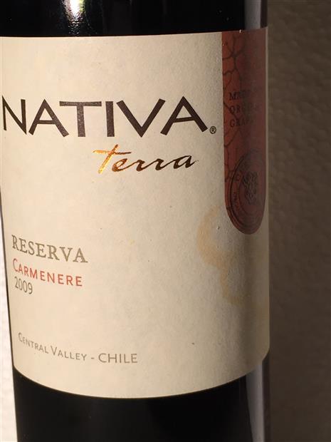 2009 Nativa Cabernet Sauvignon Terra Reserva Chile Central Valley Cellartracker