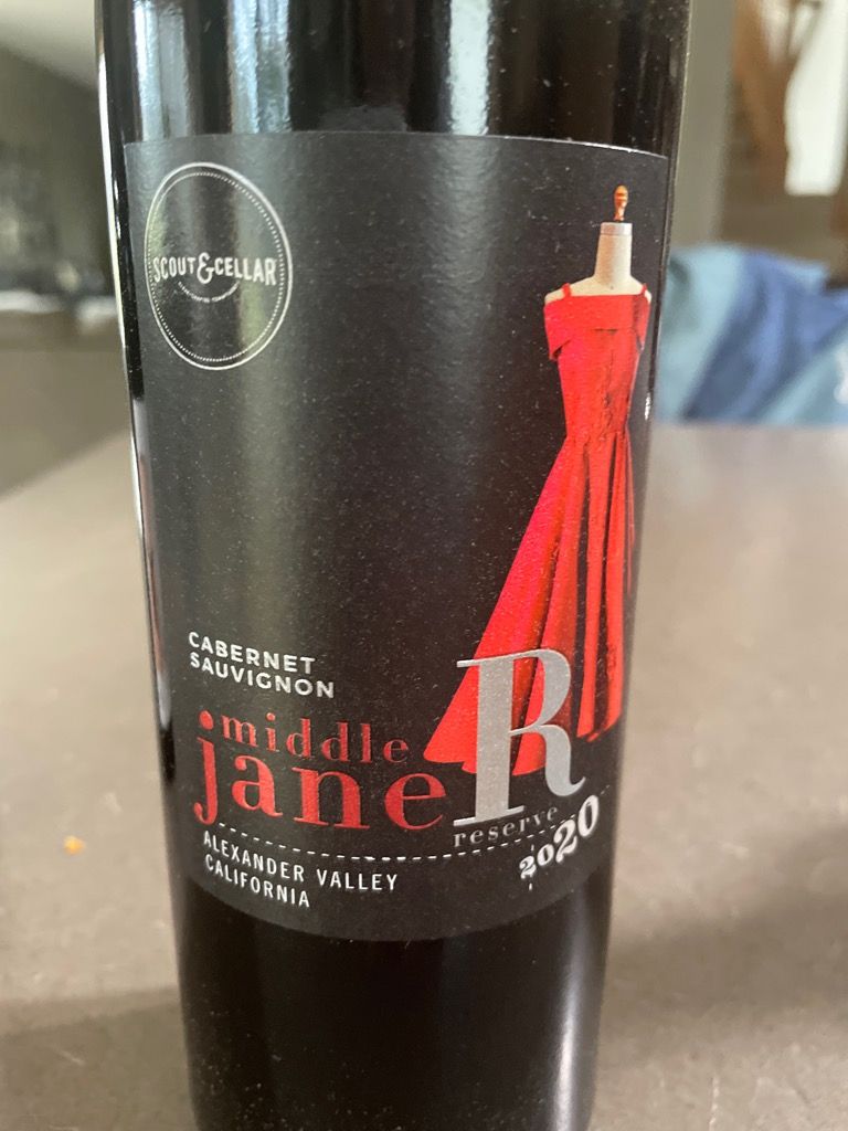 2020 Scout and Cellar Sauvignon Middle Jane Reserve, USA