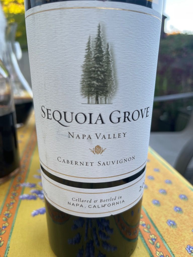 2021 Sequoia Grove Cabernet Sauvignon - CellarTracker