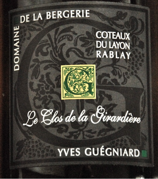 Layon Rablay 2009 Domaine de la Bergerie Coteaux du Layon Rablay Clos de la ...