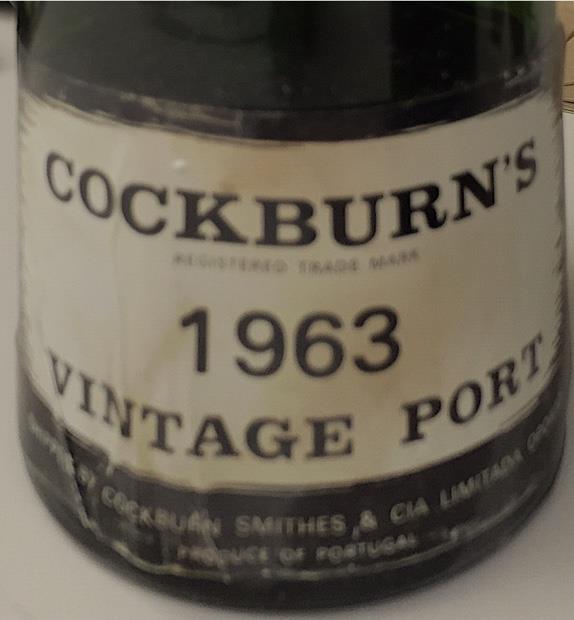 1963 Cockburn Porto Vintage - CellarTracker