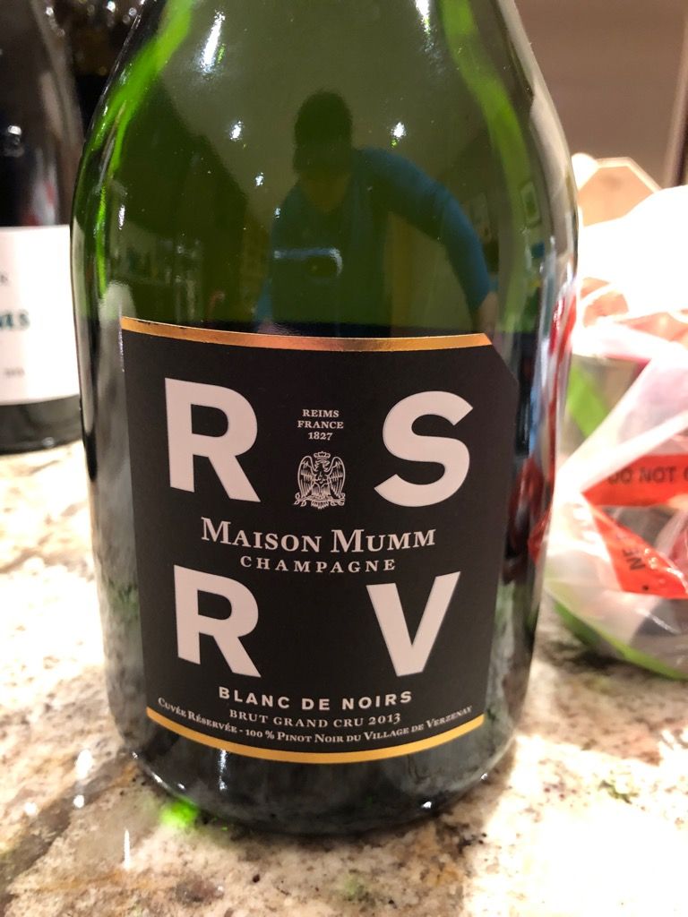 Champagne G.H. Mumm RSRV Blanc de Noirs 2014