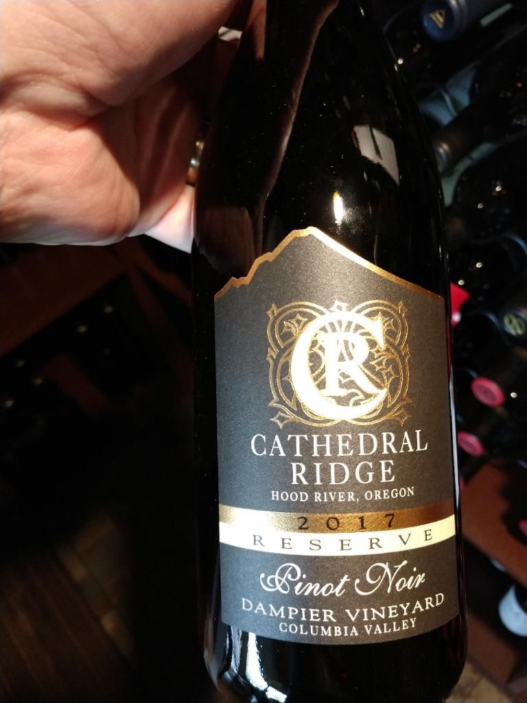 2017 Cathedral Ridge Pinot Noir Reserve Dampier Vineyard, USA, Oregon ...