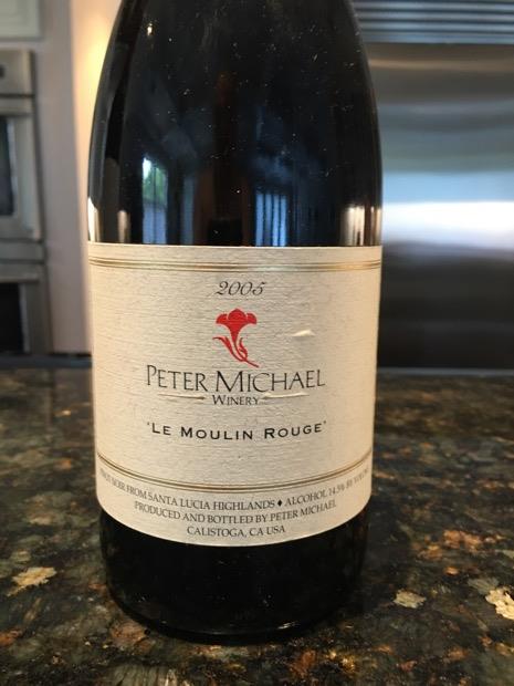 2005 Peter Michael Pinot Noir Le Moulin Rouge - CellarTracker