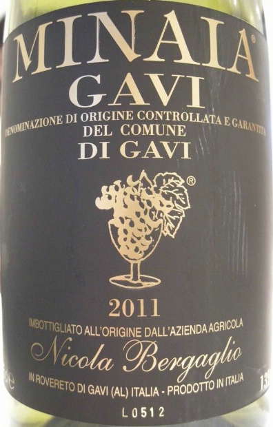 2011 Nicola Bergaglio Gavi di Gavi Minaia, Italy, Piedmont, Gavi - CellarTracker
