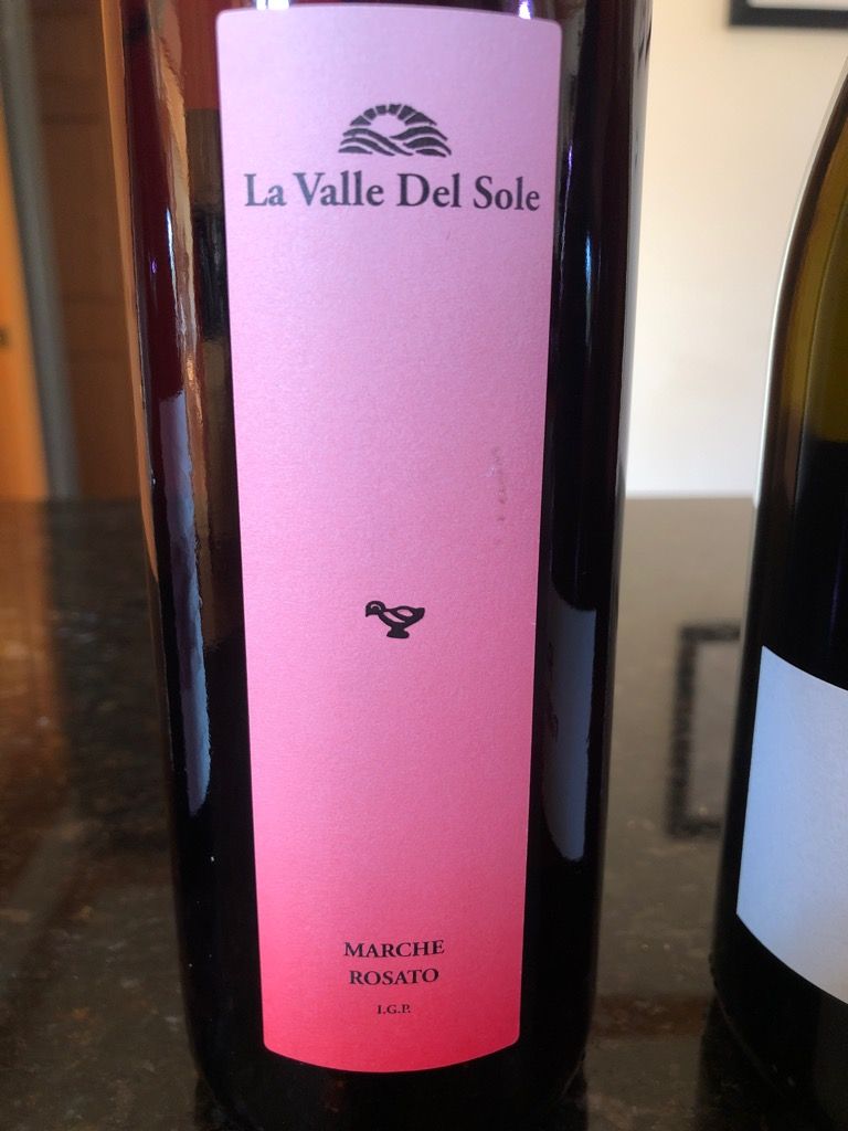 2019 La Valle del Sole Rosato Marche IGT, Italy, Marche, Marche IGT