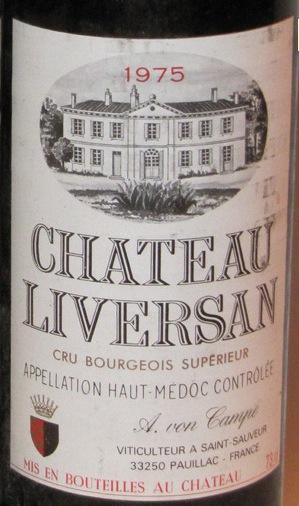 1975 Château Liversan - CellarTracker